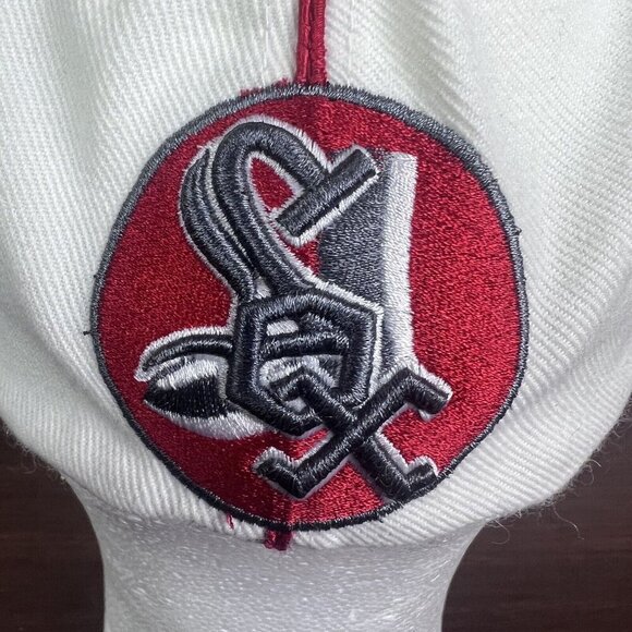 Chicago White Sox American Needle Embroidered Fitted Baseball Hat Size 7-3/8 - Picture 8 of 15